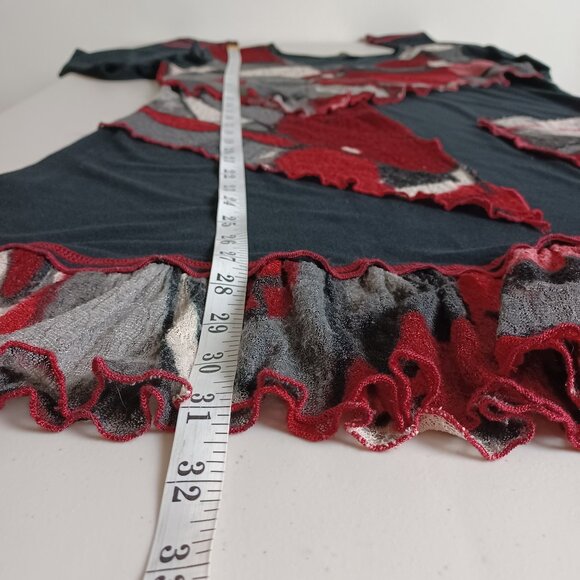 Goa Y2K Mesh Patchwork Overlay Mini Dress - Picture 14 of 16